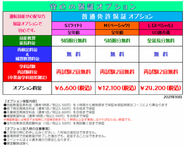 追加料金が不要